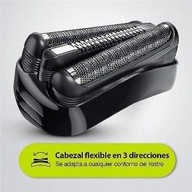Braun Rasoir électrique série 3 300S avec 3 lames flexibles, rechargeable et sans fil, rasoir électrique avec film lavable, n