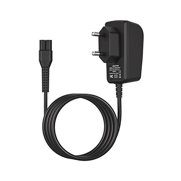 Rasoir électrique 4,3 V Adaptateur Cordon dalimentation pour Philips A00390 et pour Philips Norelco Oneblade Chargeur QP2520