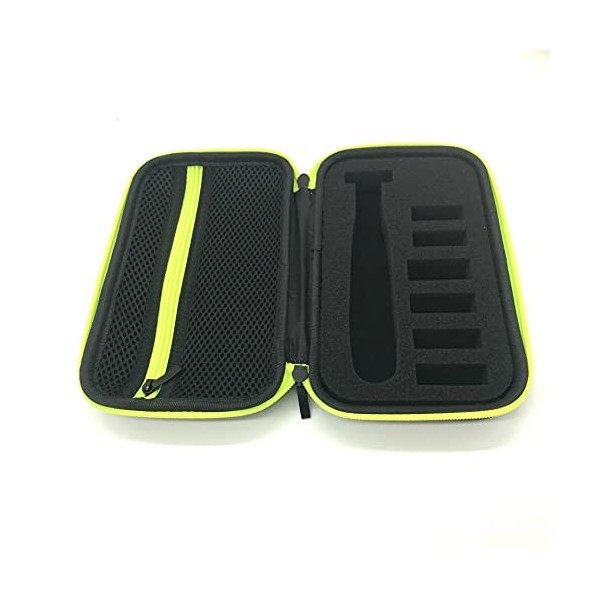 Hard Case pour Philips Shaver Case, Organisateur De Voyage Sac De Transport pour Philips OneBlade, Poche Filet, Incrustation 