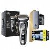 Braun Series 9 Pro 9477cc rasoir électrique barbe homme, tête 4+1 avec tondeuse ProLift, centre SmartCare Wet & Dry + Braun C