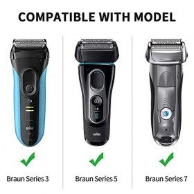 Yinke Étui Housse pour Braun ProSkin Series 3 3040s/ Series5 Rasoir Électrique, Coque Rigide Sac de Rangement Étui Seulement