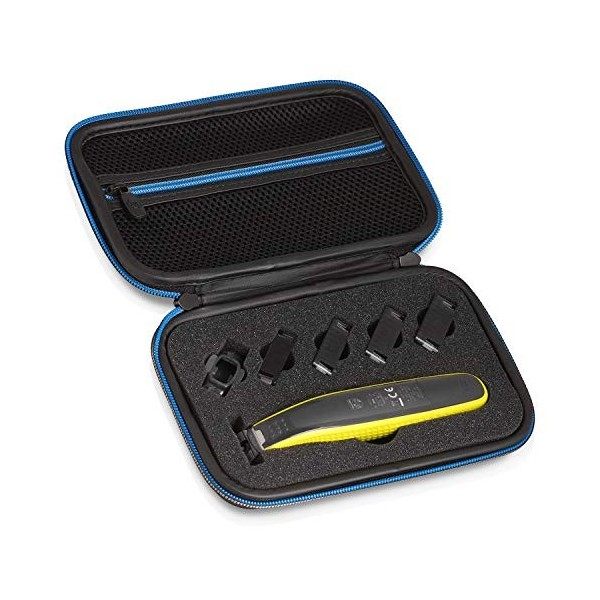 Wicked Chili Blade Case Étui de Protection Compatible avec Philips OneBlade Face + Body QP2530/30, QP2630/30, QP2520/30, QP2