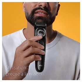 Braun Series 3 Tondeuse Électrique À Barbe Pour Hommes, Avec 3 Outils De Coiffage, Lame Ultra Affûtée, 40 Réglages De Longueu