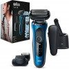 Braun Series 6 Rasoir Électrique pour Homme avec Tondeuse À Barbe, Centre SmartCare, Technologie Wet & Dry, Rechargeable, Ras