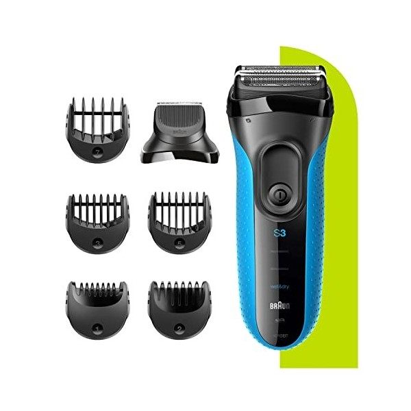 Braun Series 3 3010BT Shave & Style Rasoirs Électriques Homme Wet & Dry avec Tondeuse à Barbe de Précision