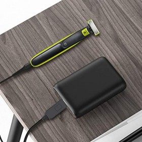 Chargeur pour Rasoir, Chargeur USB 15V Câble de Charge Cordon dalimentation pour Oneblade QP6520 QP6510