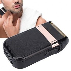 Rasoir électrique à Feuille 2 en 1 Double Usage à Faible Bruit Moteur Puissant Lame en Acier Inoxydable Portable Durable Raso