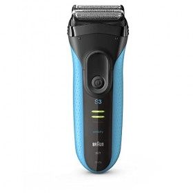 Braun Series 3 ProSkin 3040s Rasoir Électrique Barbe, homme Noir/Bleu - Rasoir Électrique Rechargeable