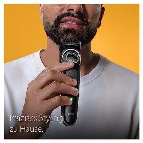 Braun Series 3 Tondeuse Électrique À Barbe Pour Hommes, Avec 4 Outils De Coiffage, Lame Ultra Aiguisée 40 Réglages De Longueu