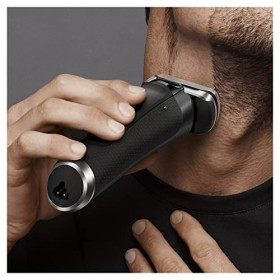 Braun Series 9 9340s Dernière Génération Rasoir Électrique Barbe Homme, Base de Recharge, Étui Tissu, Noir Premium, Idée Cade