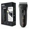 Braun Series 3 ProSkin 3020s Rasoir Électrique Homme Barbe, Noir - Rasoir Électrique Rechargeable & Series 3 ProSkin Pièce De