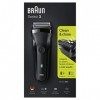 Braun Series 3 300s Rasoir à grille Tondeuse Noir