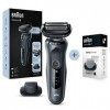 Braun Series 6 60-N1200s Rasoir Électrique Homme - Tondeuse De Précision Avec Braun EasyClick Accessoire Tondeuse Spéciale Co