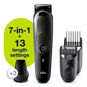 Braun Tondeuse à cheveux pour homme Nero/Argento Metallizzato