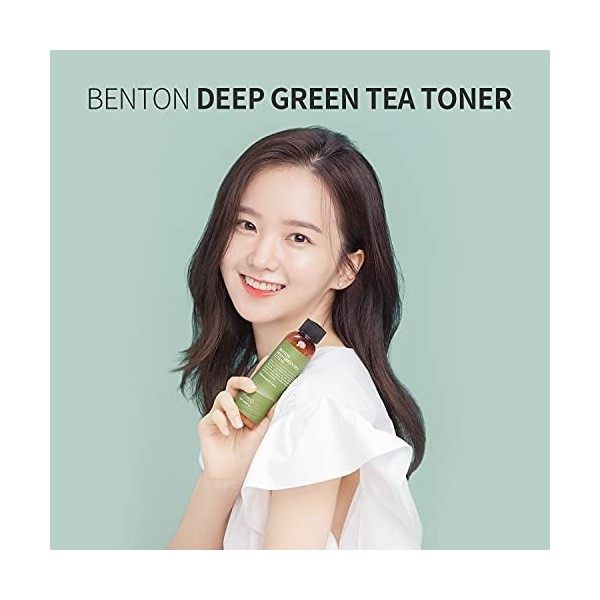 BENTON Lotion Tonique au Thé Vert 150ml 5.07 fl.oz - Lotion Tonique au Thé Vert pour le Visage | Lotion Tonique pour les Pe