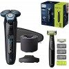 Philips Shaver Series 7000, Rasoir Électrique Humide et Sec avec SkinIQ Technologie et OneBlade Modèle S7783/78 