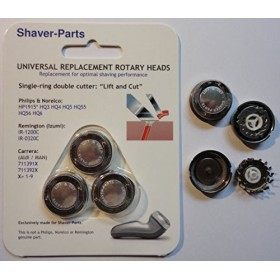 Têtes de rasage alternatives adaptées au rasoir Philips: compatibles pour HQ4, HQ5, HQ55 et HQ56 Lift & Cut.