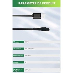 Câble de charge USB pour Skull Shaver Pitbull Gold PRO, Skull Shaver Pitbull Platinum Pro, Skull Shaver Palm, Remplacement du