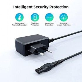 Chargeur Rasoir pour Philips, Chargeur Remplacement pour Rasoir Philips Norelco HQ8505 5000 3000 7000 9000 Series PT860 AT750