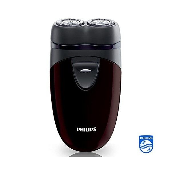 Philips PQ206/18 Rasoir électrique de voyage sans fil pour homme, pratique à transporter