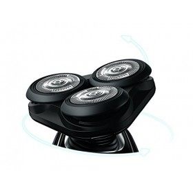 Philips Norelco Rasoir électrique Shaver 5100&nbsp;S5210/81&nbsp;Rotation Tondeuse Noir, Gris avec batterie, Li-ion de lithium, rotatio