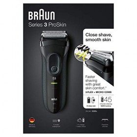 Braun 3020&nbsp;Series 3&nbsp;–&nbsp;Rasoir électrique, Noir