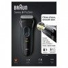 Braun 3020 Series 3 – Rasoir électrique, Noir