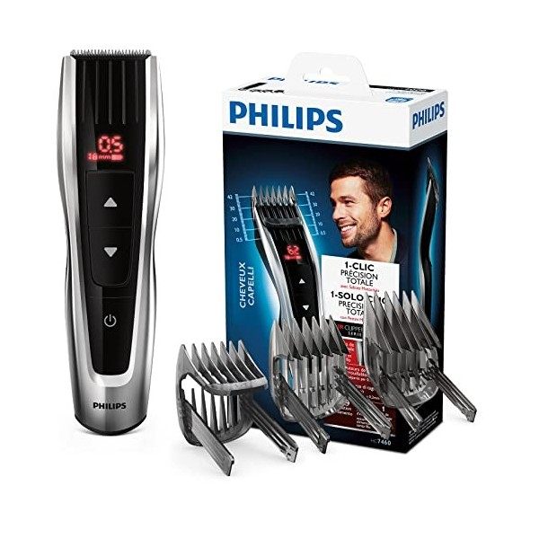 Philips HC7460/15 Tondeuse cheveux Series 7000 avec sabots motorisés