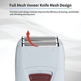 Srliya Hommes Rasoir électrique Rasoir électrique pour Hommes 20 × 13 × 7 Hommes Rechargeables Tondeuse à Cheveux électrique 
