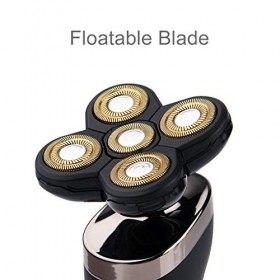 Rasoirs Électriques Spéciaux pour Hommes, Rasoir Électrique Rapide, Conçu pour le Rasage sans Tête À Tête Chauve et Pour le V