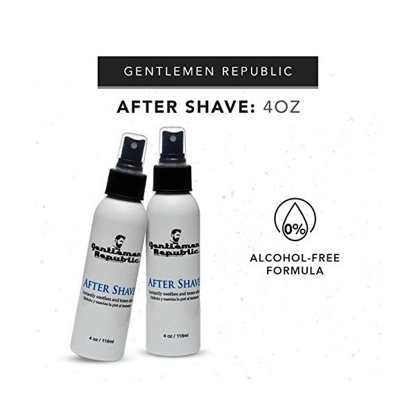 After Shave by Gentlemen Republic for Men - 4 oz Aftershave