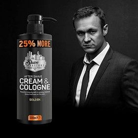 The Shave Factory Crème après-rasage et eau de Cologne 2 en 1 500 ml 25% plus – Barbiers professionnels et amateurs de rasage