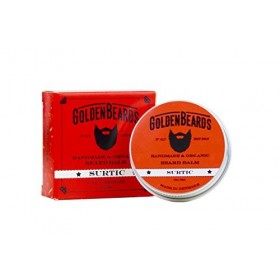 arbe Bio Baume - Surtic- 60 ML Golden Beards | 100% Naturel | Jojoba & Argan & Abricot huile & Path Patchouli,Menthe et orang