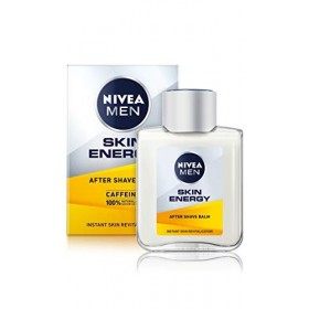 NIVEA MEN Skin Energy Baume après-rasage apaisant pour homme infusé à la caféine Baume après-rasage énergisant Soin de la pea