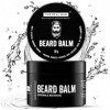 Glamorous Hub The Real Man Beard Balm 100% Baume à barbe biologique et revitalisant 50g Lemballage peut varier 