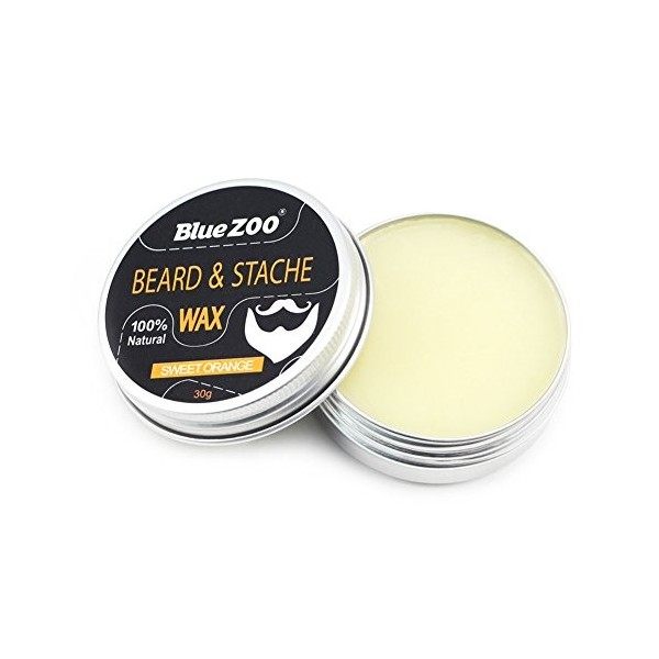 Beard Care, 4 Flavours Natural Beard Care Balm Organic Moisturizing Beard Conditioner Wax 30g sweet orange 