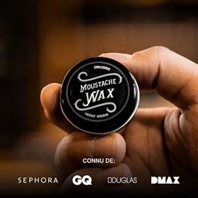 Cire à moustache de Charlemagne - Cire à barbe pour homme - Avec de la vraie cire dabeille et du beurre de coco - Ingrédient