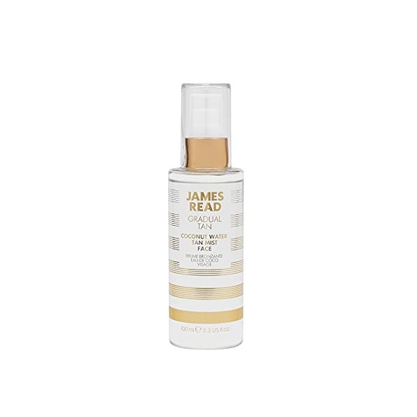 JAMES READ Brume de noix de coco - Bronzage progressif pour le visage - Ton moyen - 100 ml