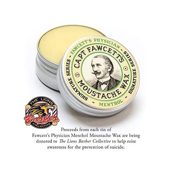 Fawcetts Physician Menthol Cire à moustache