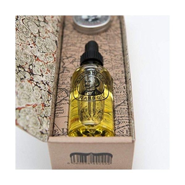 Pack Regalo Aceite y Cera Bigote Private Stock Captain Fawcett