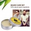 Sonew Barbe Baume,Baume pour Barbe,Beard Balm-Aide à sculpter Votre Barbe et réduits Les frisottis - Cadeau pour Hommes barbu