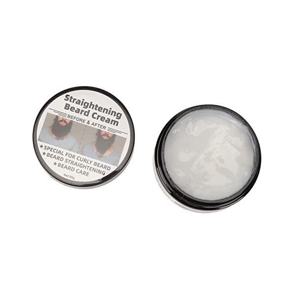 Crème Revitalisante pour Barbe, Revitalisant pour Barbe 2,8 Oz Adoucissant Réduisant les Frisottis Doux pour le Quotidien pou