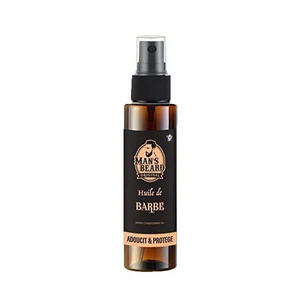 Mans Beard - Huile de barbe homme Beard oil - Soin hydratant, nourrissant et réparateur - Pour tous les types de barbe - I