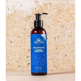 Shampoing à Barbe pour Homme 99% Naturel de Big Moustache - Fabriqué en France - Pour Toutes les Peaux - Mousse Hydratante de