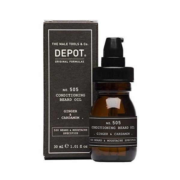 Depot - No. 505 Conditioning Beard Oil - Ginger & Cardamom