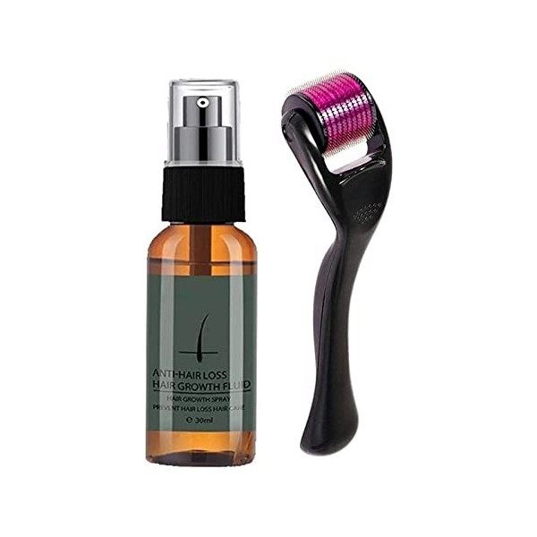 Teochew Kit De Croissance Barbe Homme,Dermaroller Pour Le Visage,Huile Homme Pousse Rapide,Dermaroller Barbe,Beard Roller,Rou