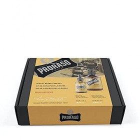 Proraso - Coffret duo - Shampoing & Huile à barbe Wood & Spice