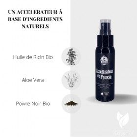 Mans beard - Accélérateur de pousse - Silicium Organique - Favorise la pousse et densifie la barbe -Contenance 60 ml - Ingré