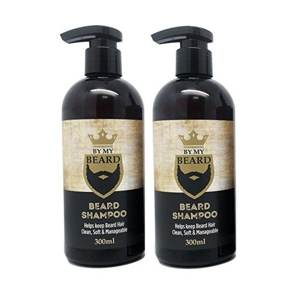 My Beard X2 Shampoing à barbe et moustache - pour homme - pour toilettage et soins du visage