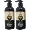 My Beard X2 Shampoing à barbe et moustache - pour homme - pour toilettage et soins du visage